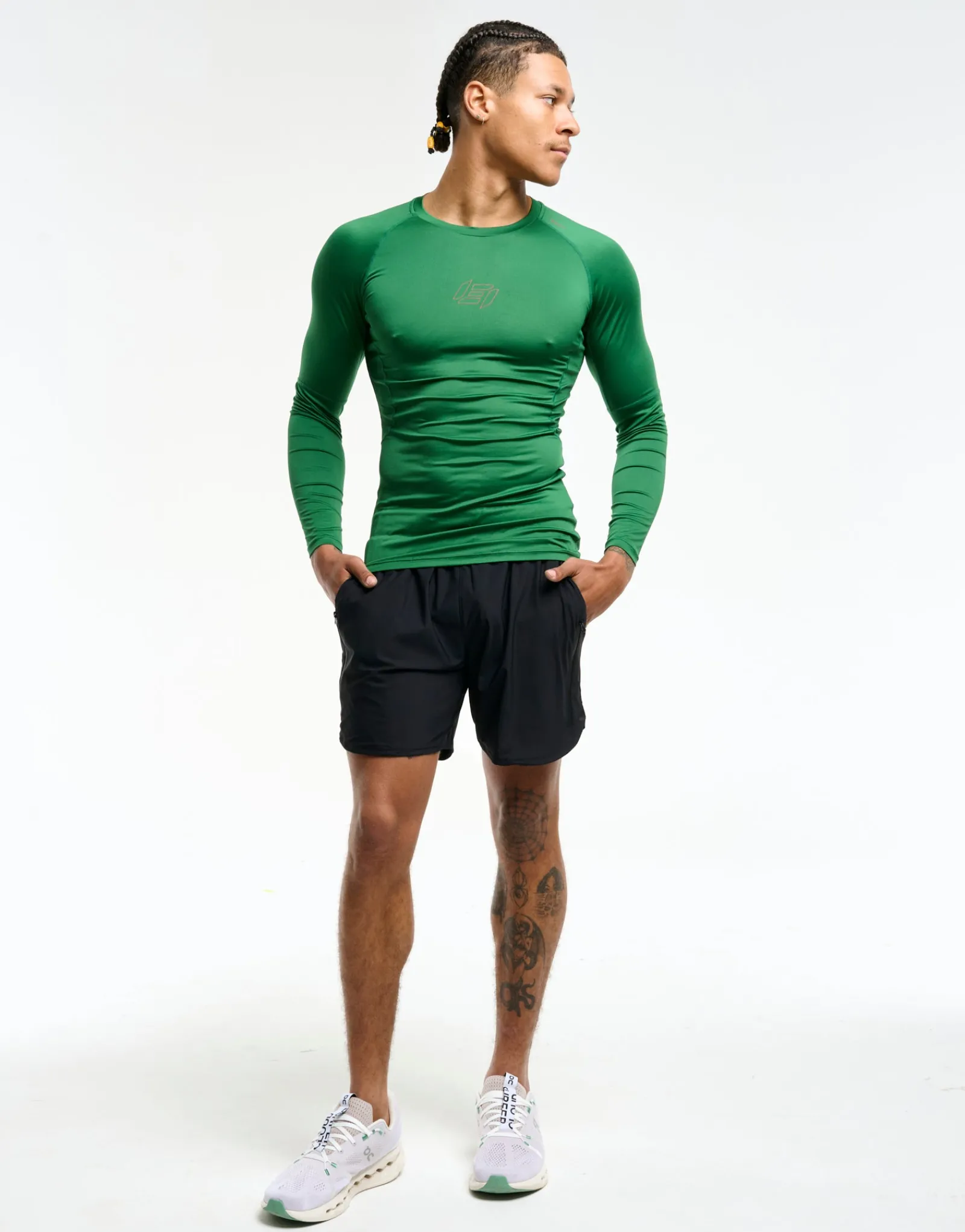Sale ECHT Compression Long Sleeve Green