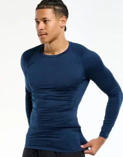 Outlet ECHT Compression Long Sleeve Dark Blue