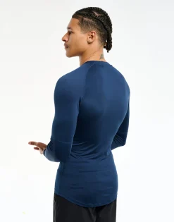 Outlet ECHT Compression Long Sleeve Dark Blue