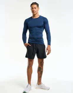 Outlet ECHT Compression Long Sleeve Dark Blue