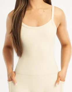Discount ECHT Core Pocket Unitard Oatmeal