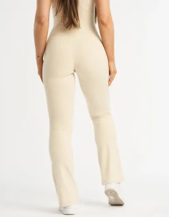 Best ECHT Core Pocket Unitard Flare Oatmeal