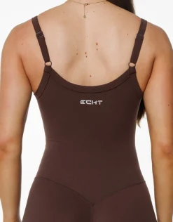 Best ECHT Core Unitard Flare Fudge Brown