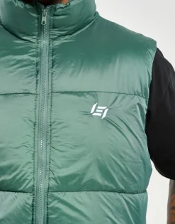Online ECHT Dart Puffer Vest Green