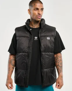 Hot ECHT Dart Puffer Vest Black