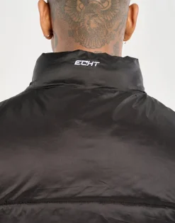 Hot ECHT Dart Puffer Vest Black