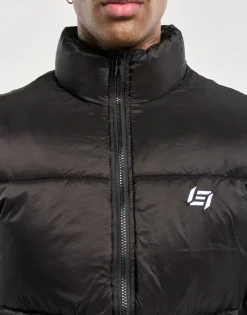 Hot ECHT Dart Puffer Vest Black