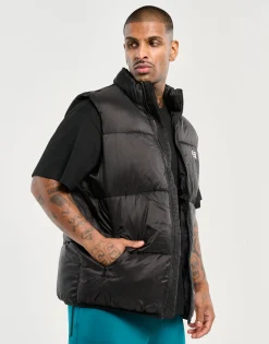Hot ECHT Dart Puffer Vest Black