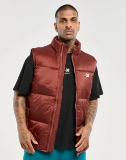 Outlet ECHT Dart Puffer Vest Brown