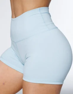 New ECHT Force Scrunch Shorts Light Blue