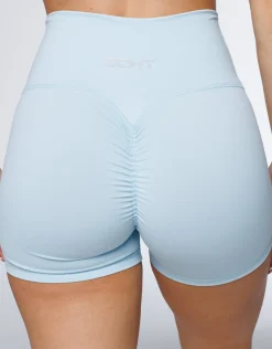 New ECHT Force Scrunch Shorts Light Blue