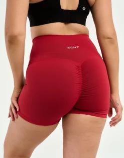 Online ECHT Force Scrunch Shorts Scarlet Red
