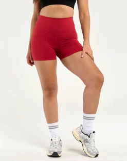 Online ECHT Force Scrunch Shorts Scarlet Red