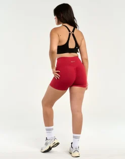 Online ECHT Force Scrunch Shorts Scarlet Red