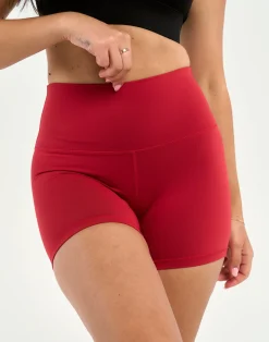 Online ECHT Force Scrunch Shorts Scarlet Red