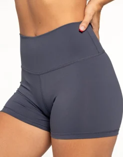 Online ECHT Force Scrunch Shorts Smoke Grey