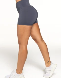 Online ECHT Force Scrunch Shorts Smoke Grey