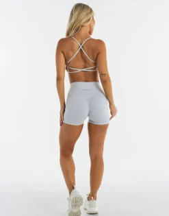New ECHT Force Scrunch Shorts Micro Grey