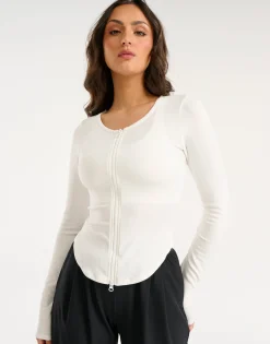 Hot ECHT Knit Cardigan White