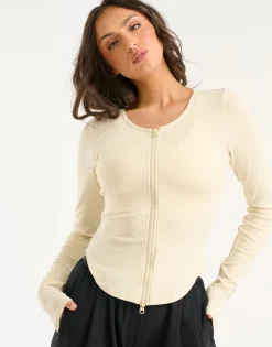 Sale ECHT Knit Cardigan Taupe