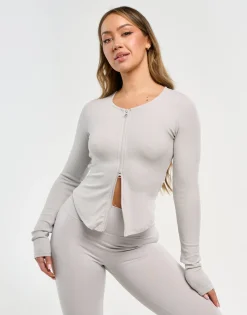 Online ECHT Knit Cardigan Micro Grey