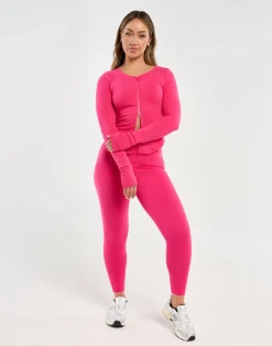Hot ECHT Knit Cardigan Bright Pink