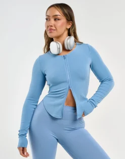 Sale ECHT Knit Cardigan Process Blue