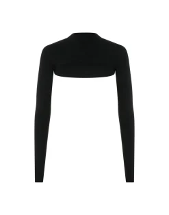 Discount ECHT Ribbed High Cut Long Sleeve Black