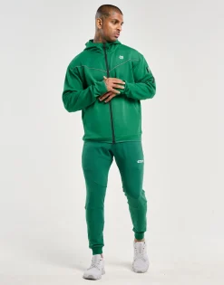 Clearance ECHT Tech Zip-Up Hoodie Green
