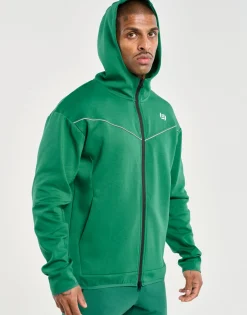 Clearance ECHT Tech Zip-Up Hoodie Green