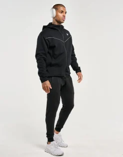 Discount ECHT Tech Zip-Up Hoodie Black