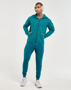 New ECHT Tech Zip-Up Hoodie Teal