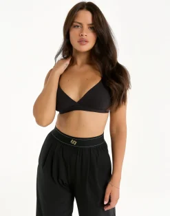 Fashion ECHT Elemental Crossover Bralette Black