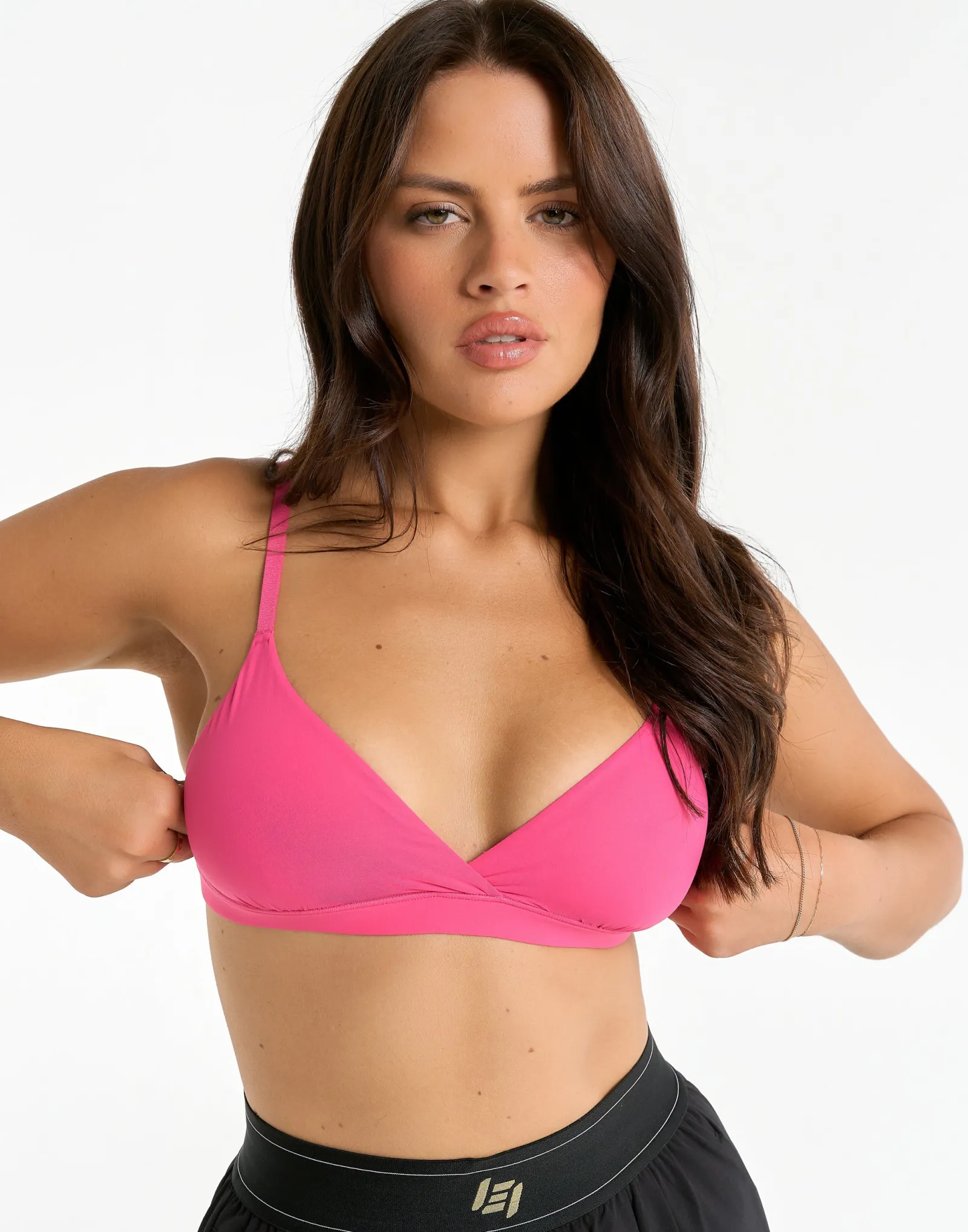 New ECHT Elemental Crossover Bralette Pink