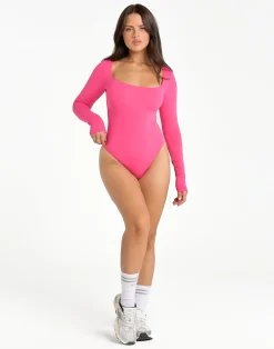 Discount ECHT Elemental L Square Bodysuit Pink