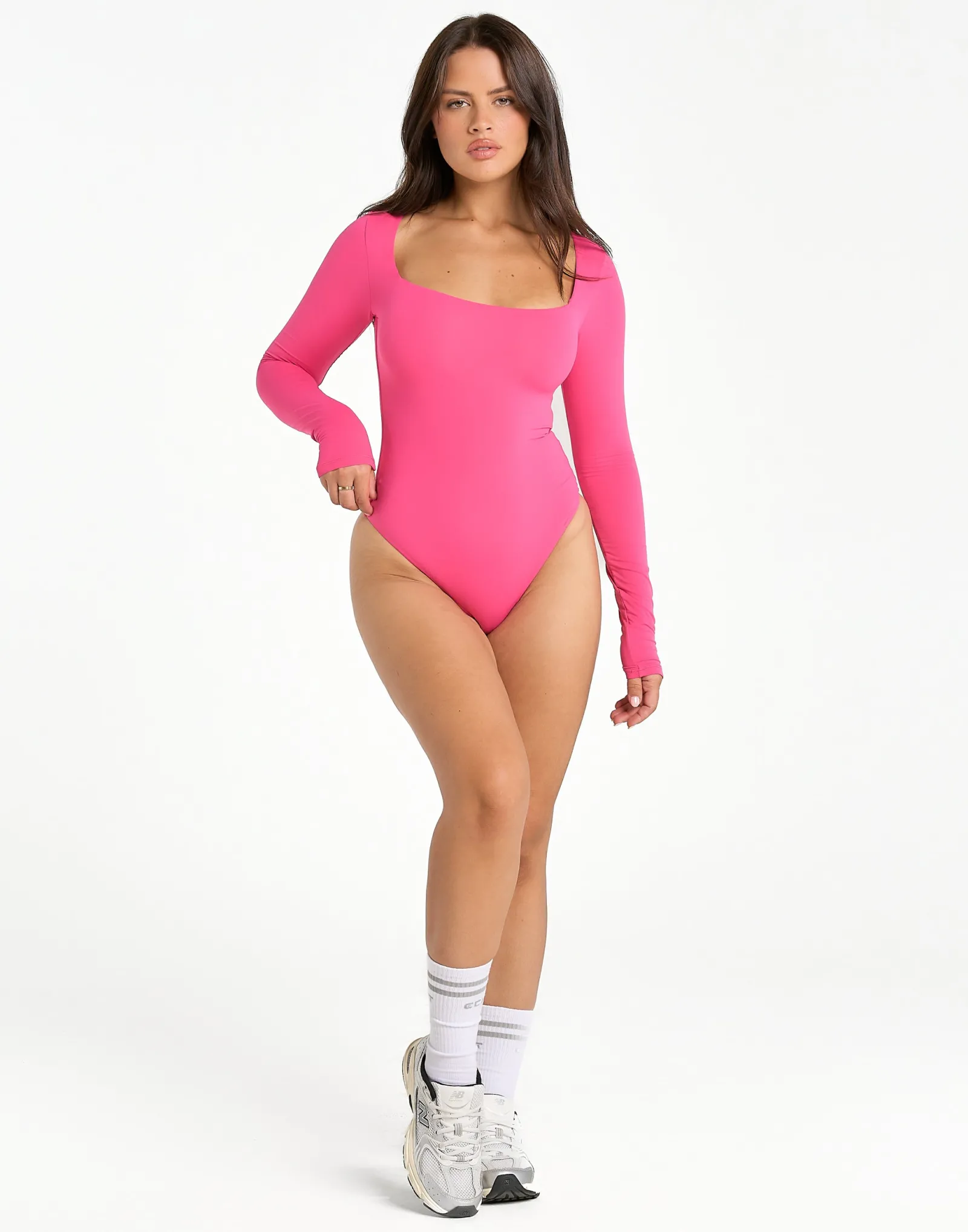 Discount ECHT Elemental L Square Bodysuit Pink