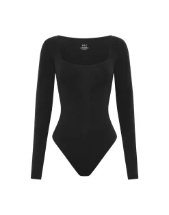 Clearance ECHT Elemental L Square Bodysuit Black