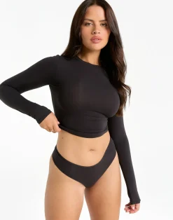 Outlet ECHT Elemental Long Sleeve T-Shirt Black