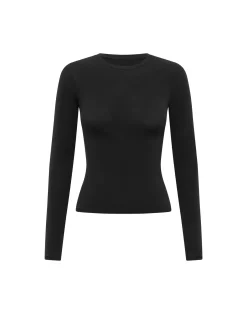 Outlet ECHT Elemental Long Sleeve T-Shirt Black