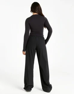 Outlet ECHT Elemental Long Sleeve T-Shirt Black