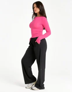 New ECHT Elemental Long Sleeve T-Shirt Pink