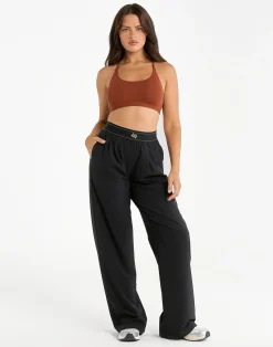 New ECHT Elemental Raceback Scoop Bralette Brown