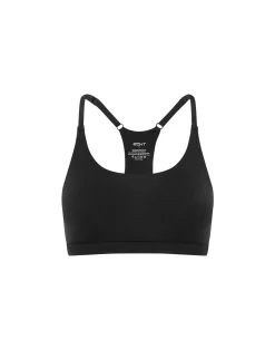 Outlet ECHT Elemental Raceback Scoop Bralette Black