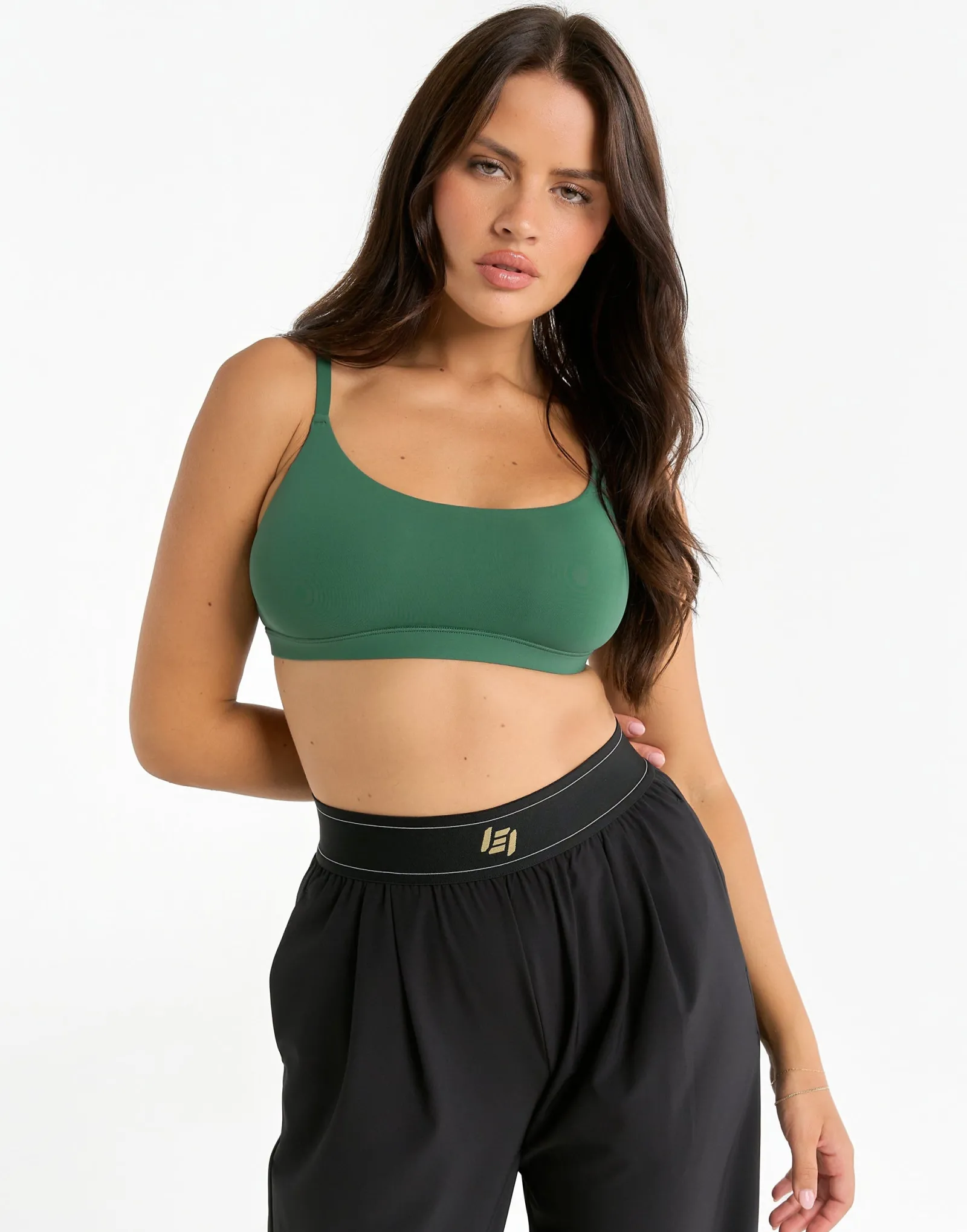 Fashion ECHT Elemental Scoop Bralette Green