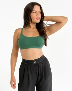 Fashion ECHT Elemental Scoop Bralette Green