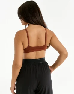 Online ECHT Elemental Triangle Bralette Brown