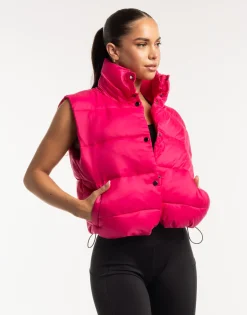 Best ECHT Elevate Puffer Vest Bright Pink