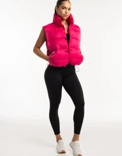 Best ECHT Elevate Puffer Vest Bright Pink