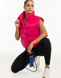 Best ECHT Elevate Puffer Vest Bright Pink