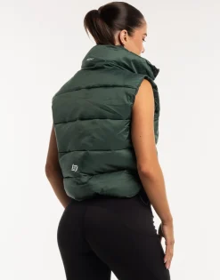 Sale ECHT Elevate Puffer Vest Emerald Green